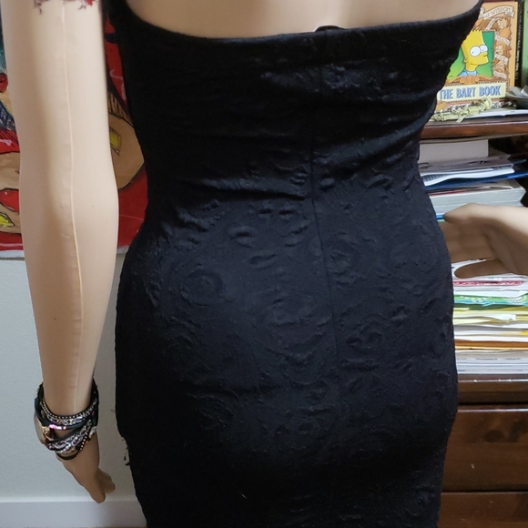 Mystic Strapless Stretch Dress with Lace - Picture 4 of 7